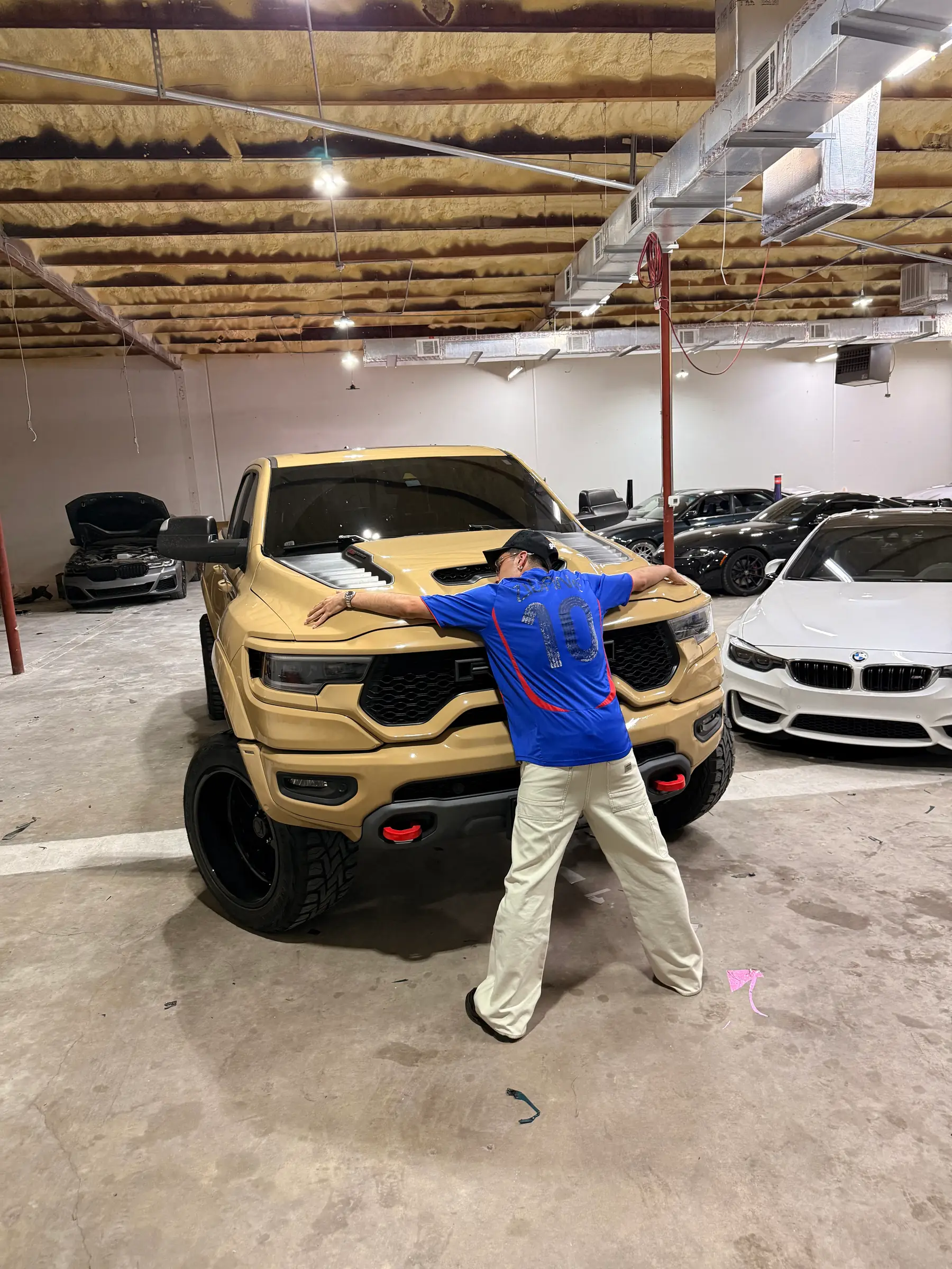 RAM TRX: Desert Tan wrap, front