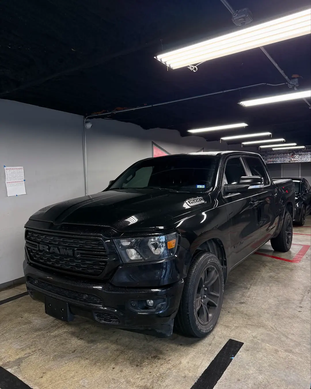 Ceramic window tint film applied to vehicle glass