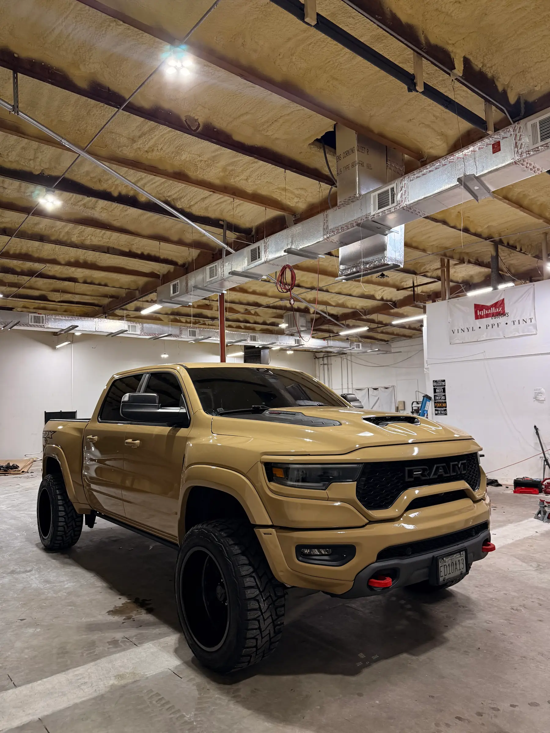 RAM TRX finished in a Desert Tan wrap